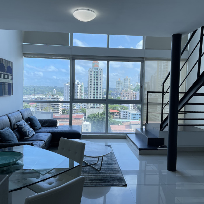 Beautiful LOFT with exclusive view of the city located in El Cangrejo
