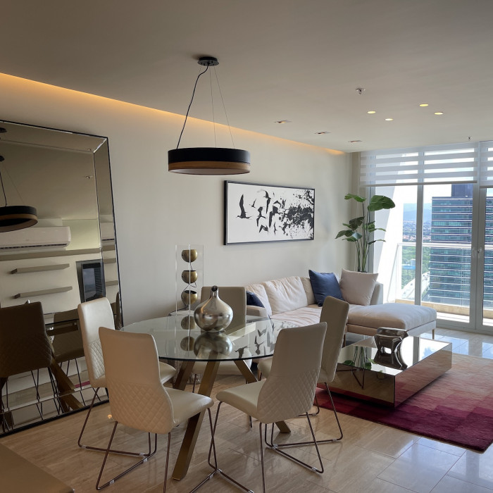 Elegant 2 bedrooms apartment in new residential project in Costa del Este for rent