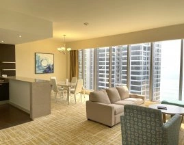 Luxury fully furnished 1 bedroom apartment in Waldorf Astoria for rent